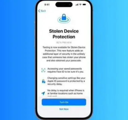 万泉镇苹果授权维修店分享被盗设备保护功能开启方法