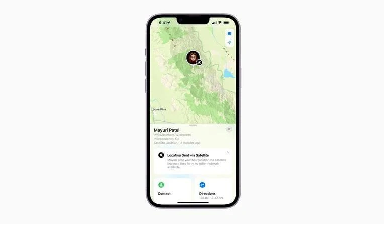 万泉镇苹果14维修分享iPhone14系列中 FindMy功能通过卫星分享位置方法教程 